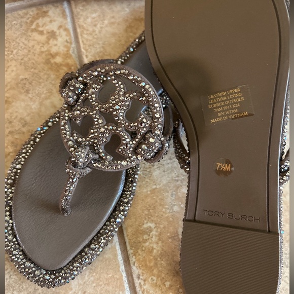 Tory Burch Miller Knotted Sandals 7.5 NIB - Picture 4 of 7